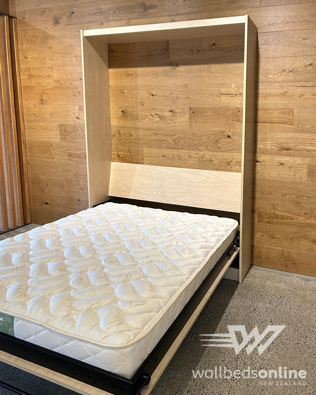 Alpha Double + Flat Pack Cabinetry Murphy Bed Kit