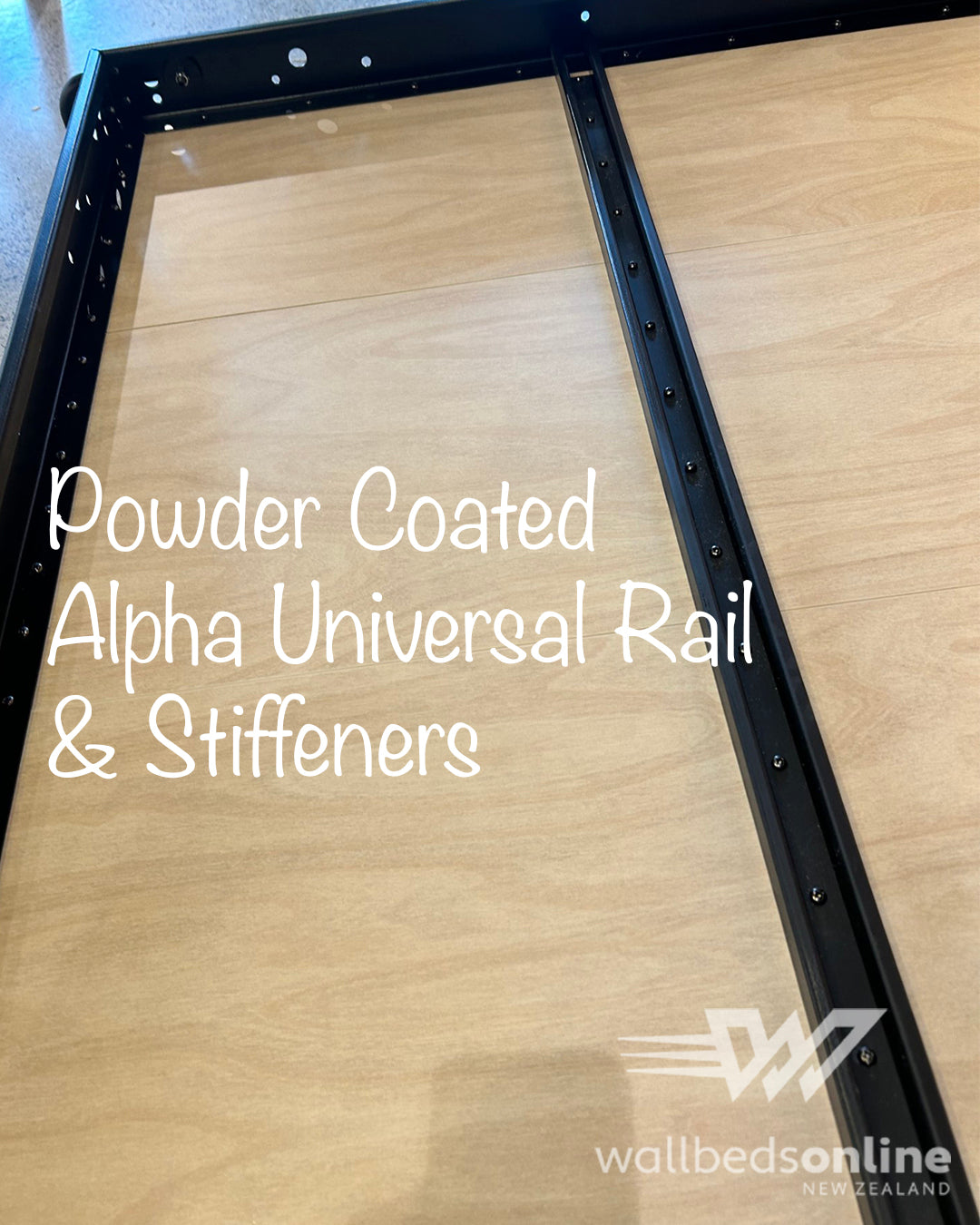 Alpha Double + Flat Pack Cabinetry Murphy Bed Kit