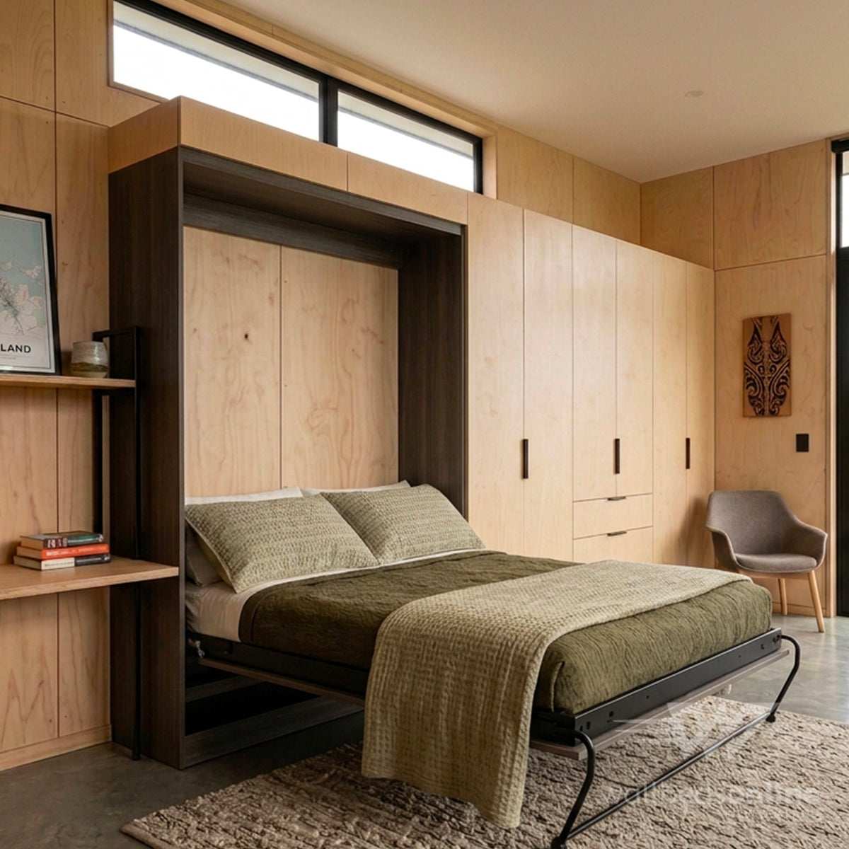 ALPHA: Murphy Bed Mechanism & Universal Rail Hardware
