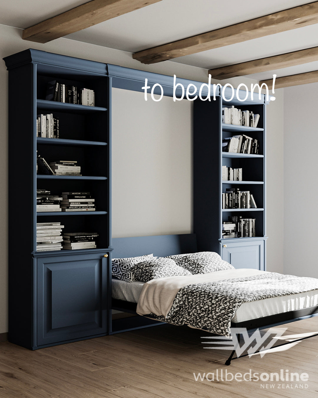 Alpha Murphy Bed Mechanism & Rail Hardware Kit